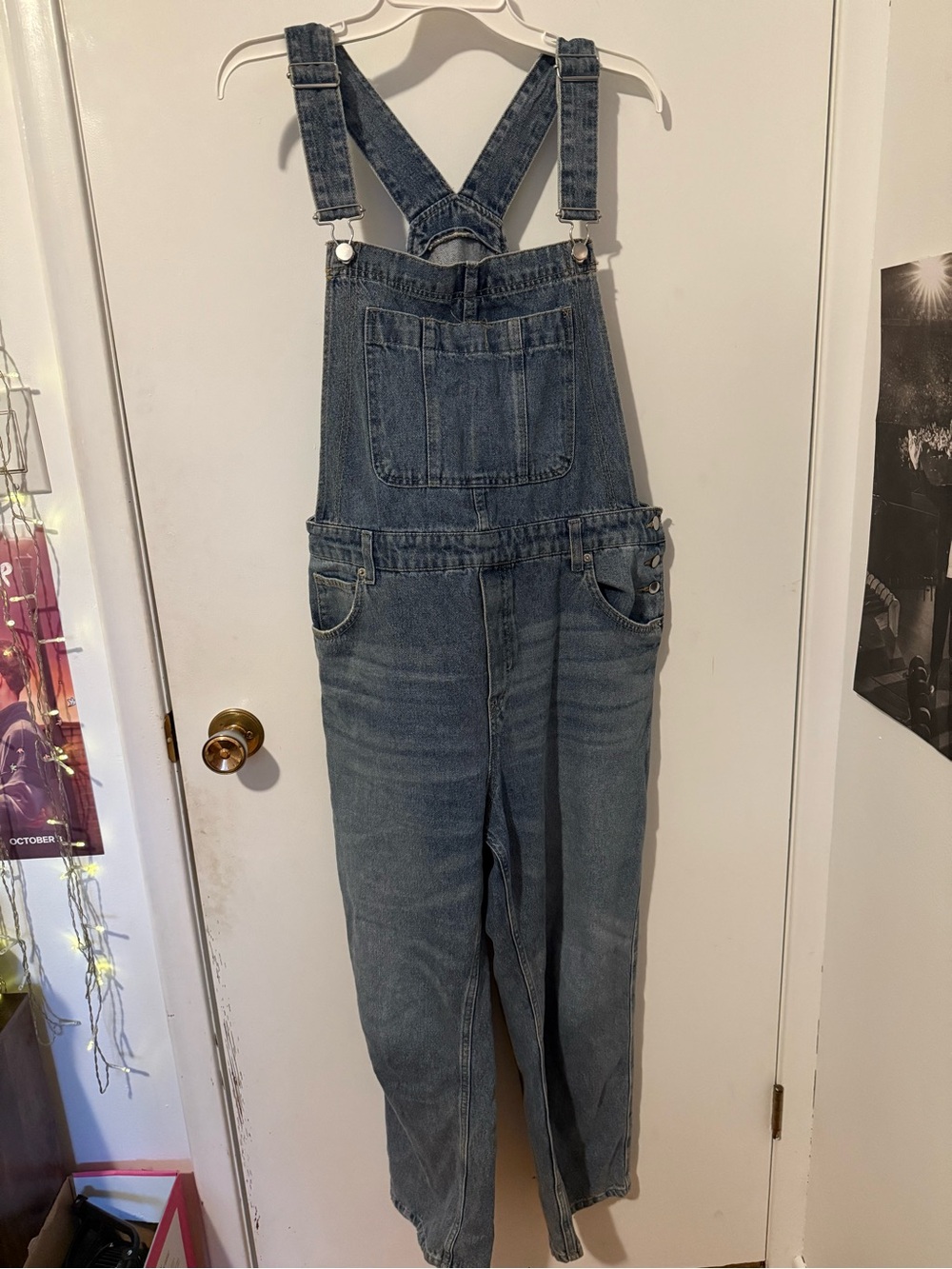 Denim overalls